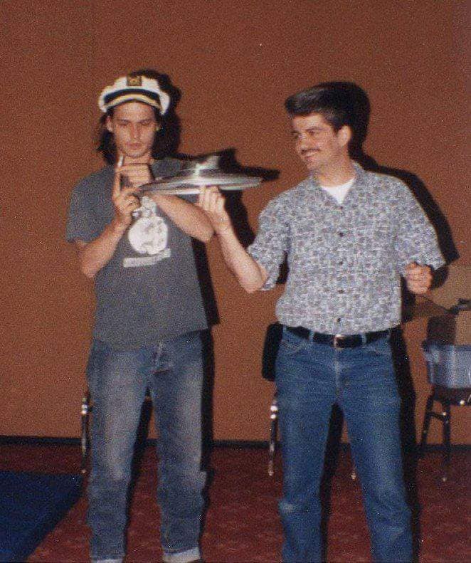 Brad Byers and Johnny Depp Hubcap Spinning